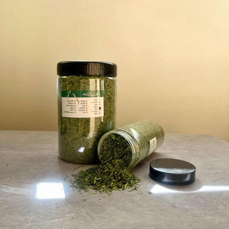 کوکوسبزی پوک و خوشرنگ با سبزی خشک سبزیکده مادر
